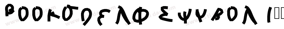 Bookshelf Symbol 1字体转换